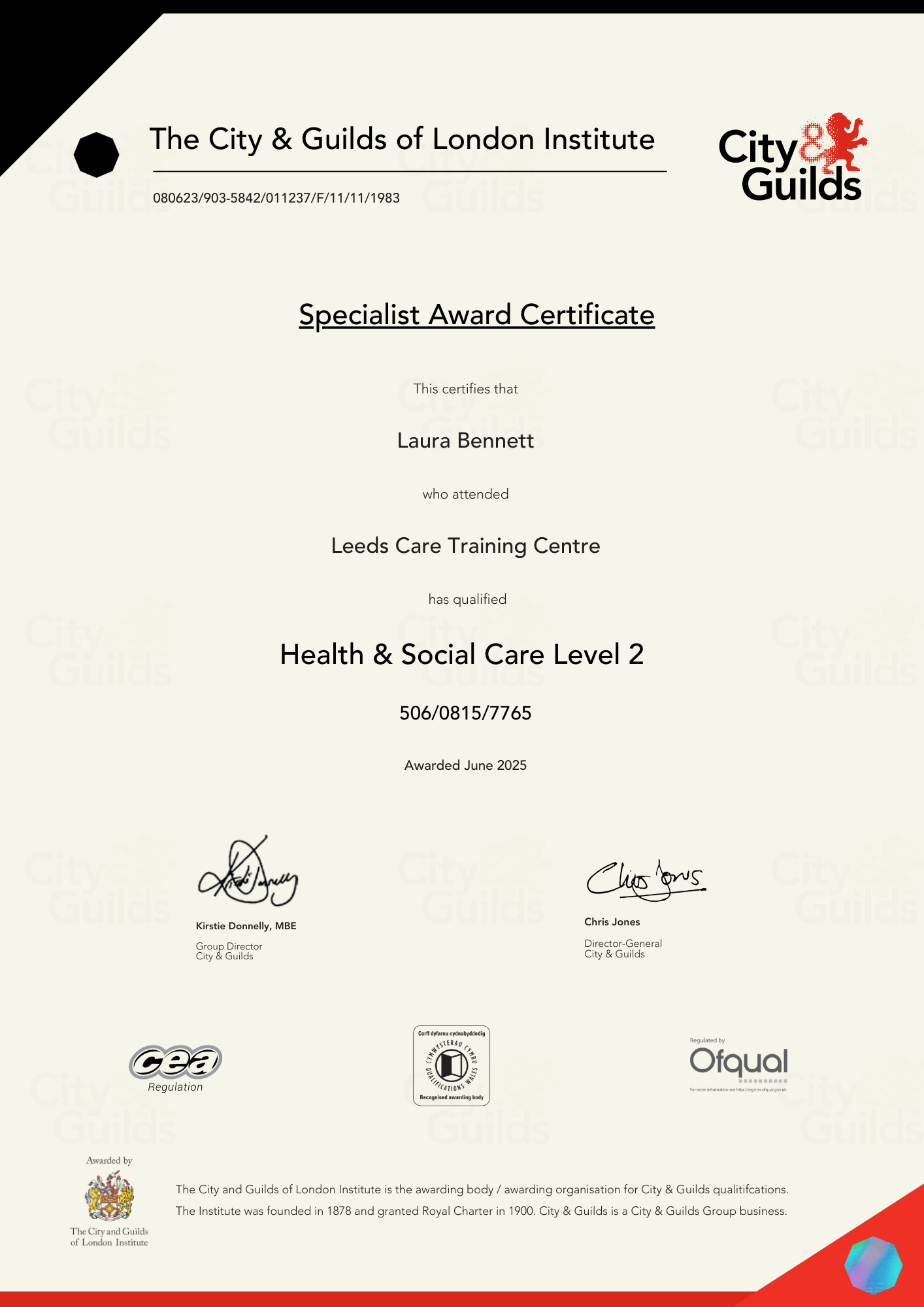 Editable Certificate Template 6